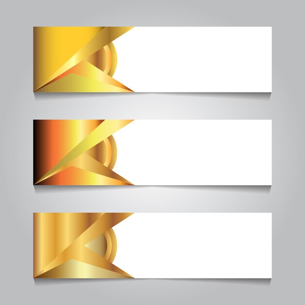 Abstracte geometrische luxe gouden achtergrondkleur voor promotie of aanbieding vectorillustratie