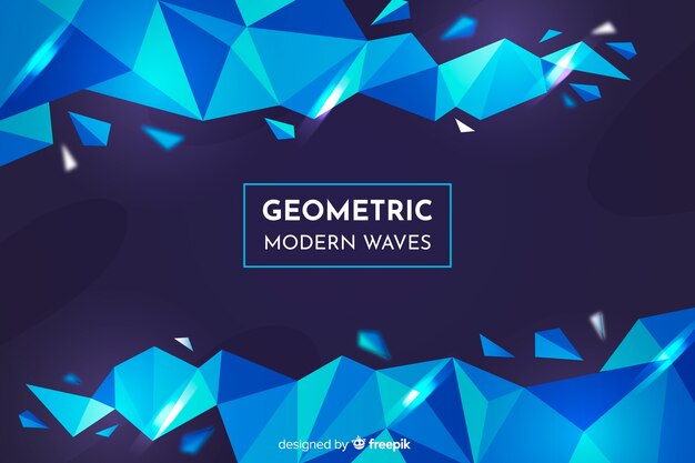 Abstracte geometrische modellenachtergrond