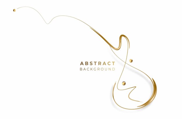 Abstracte gouden gloeiende glanzende spiraal lijnen effect vector achtergrond. Gebruik voor modern design, dekking, poster, sjabloon, brochure, ingericht, flyer, banner.