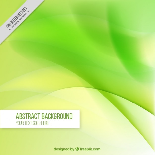 Gratis vector abstracte groene achtergrond met golven