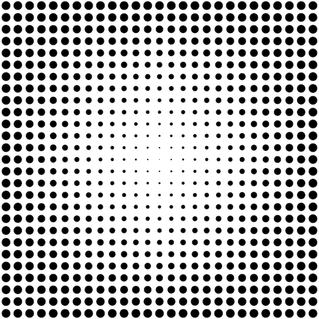 Gratis vector abstracte halftone dot patroon omgedraaid