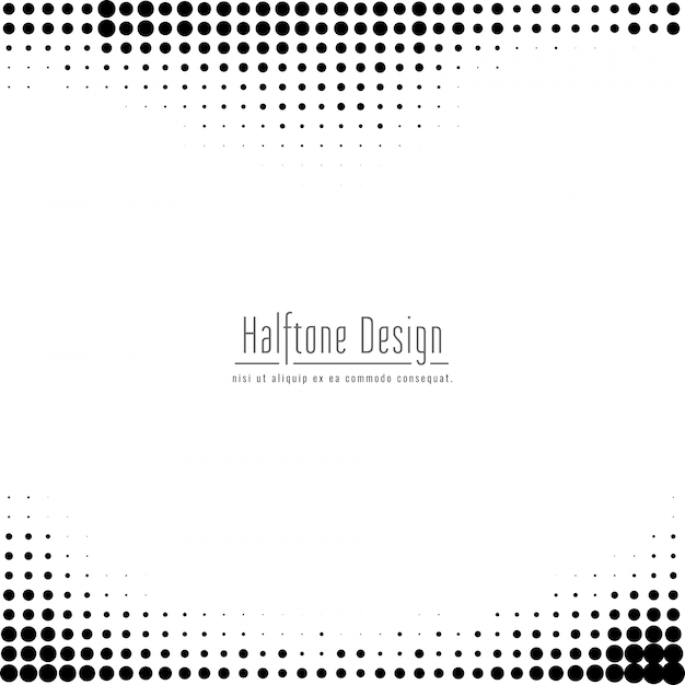 Abstracte halftone ontwerpachtergrond