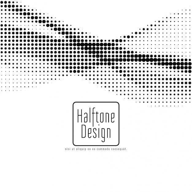 Gratis vector abstracte halftone ontwerpachtergrond