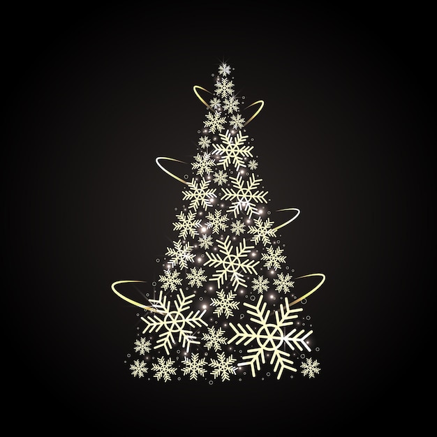 Gratis vector abstracte kerstboom