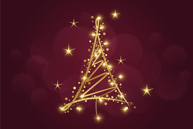 Gratis vector abstracte kerstboom