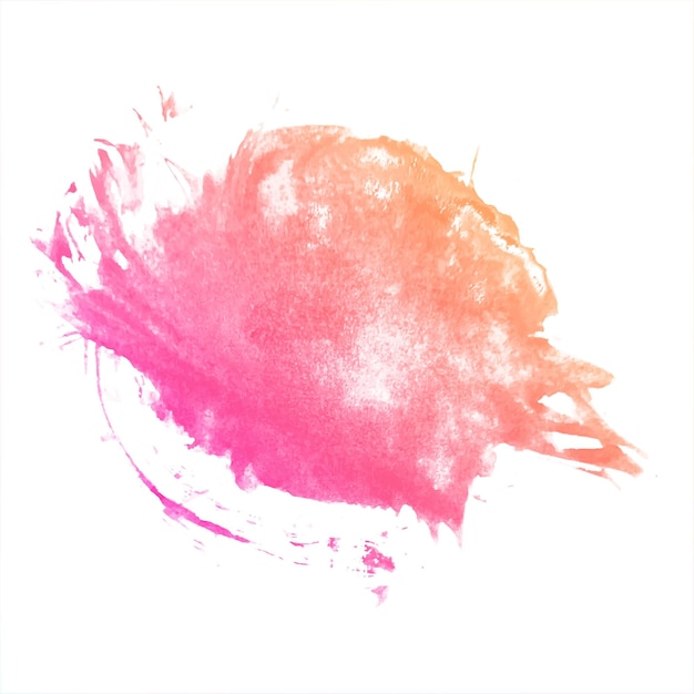 Gratis vector abstracte kleurrijke aquarel hand getekende splash