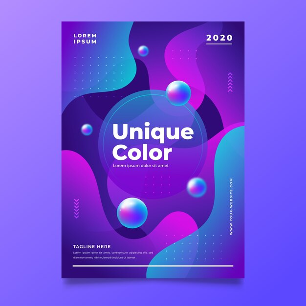 Abstracte kleurrijke covers