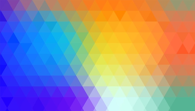 Abstracte kleurrijke geometrische driehoek vormen patroon achtergrond