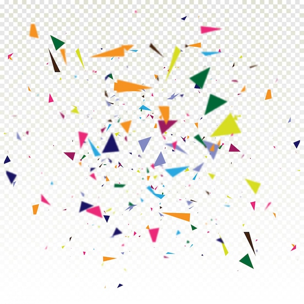 Abstracte kleurrijke vallende confetti achtergrond