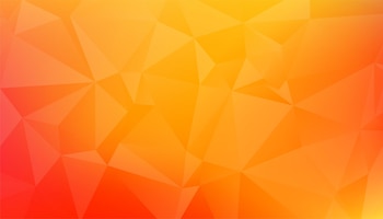 Gratis vector abstracte laag poly oranje gele achtergrond
