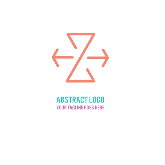 Gratis vector abstracte logo