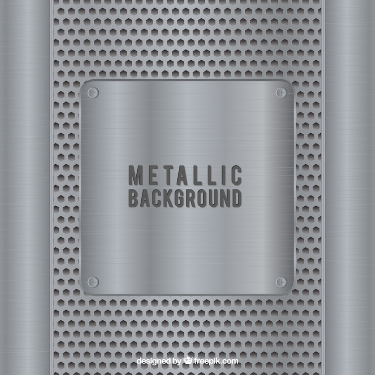 Gratis Vector abstracte metalen achtergrond