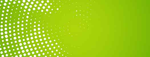 Gratis vector abstracte moderne halftone ontwerp groene banner