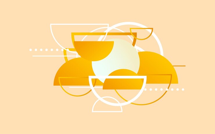 Gratis Vector abstracte moderne oranje achtergrondverloopkleur vectorillustratie