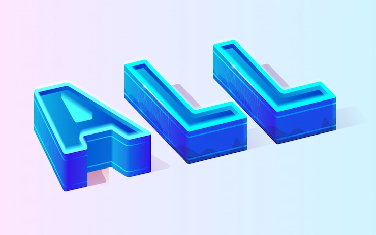 Gratis Vector abstracte motivatie tekst alle sjabloon neon