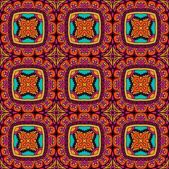 Abstracte naadloze lappendeken patroon sier. feestelijk kleurrijk ontwerp als achtergrond. ornament met geometrische etnische stammenprint