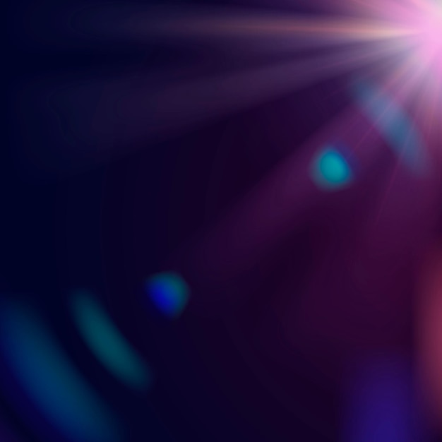 Abstracte paarse lens flare vector grenskader