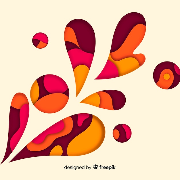 Gratis vector abstracte papier achtergrond