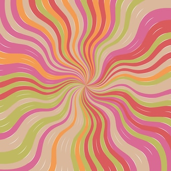 Abstracte psychedelische groovy achtergrond. vector illustratie.