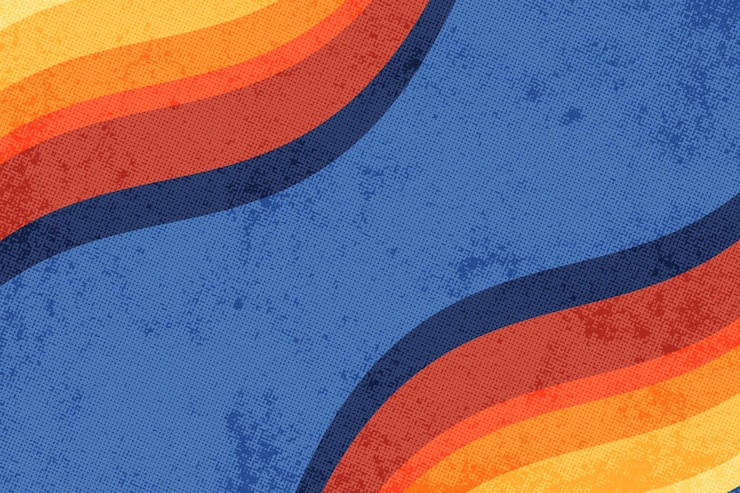 Gratis Vector abstracte retro achtergrond met grunge textuur