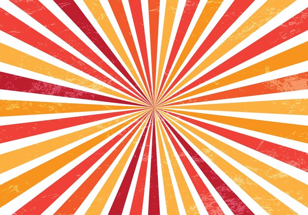 Abstracte retro patroon starburst achtergrond