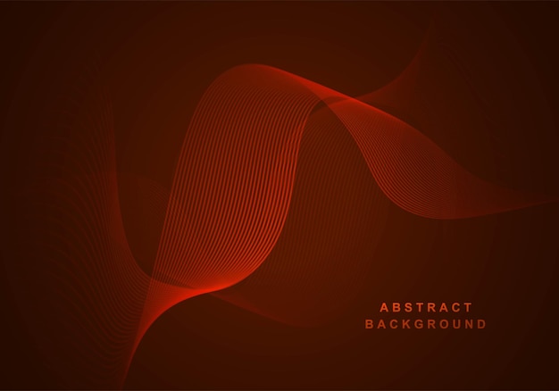 Abstracte rode creatieve zakelijke vloeiende golfachtergrond