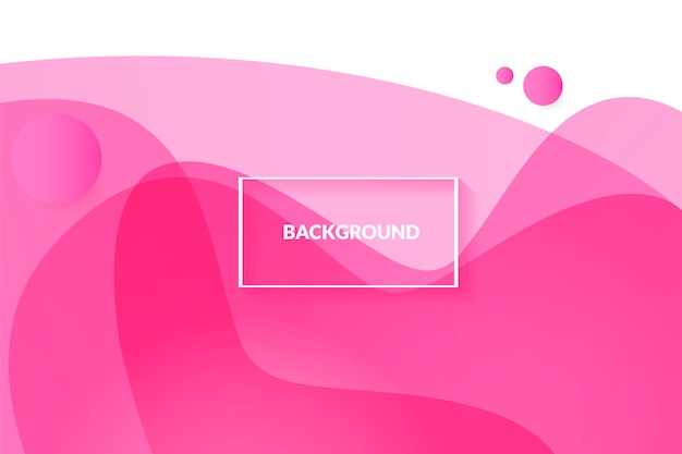 Gratis vector abstracte roze achtergrond met mooie vloeibare vloeistof