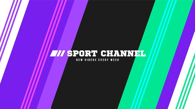 Abstracte sport youtube kanaalart