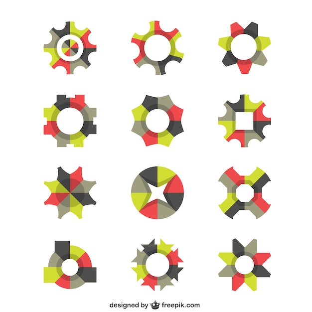 Abstracte sterrenhemel logos