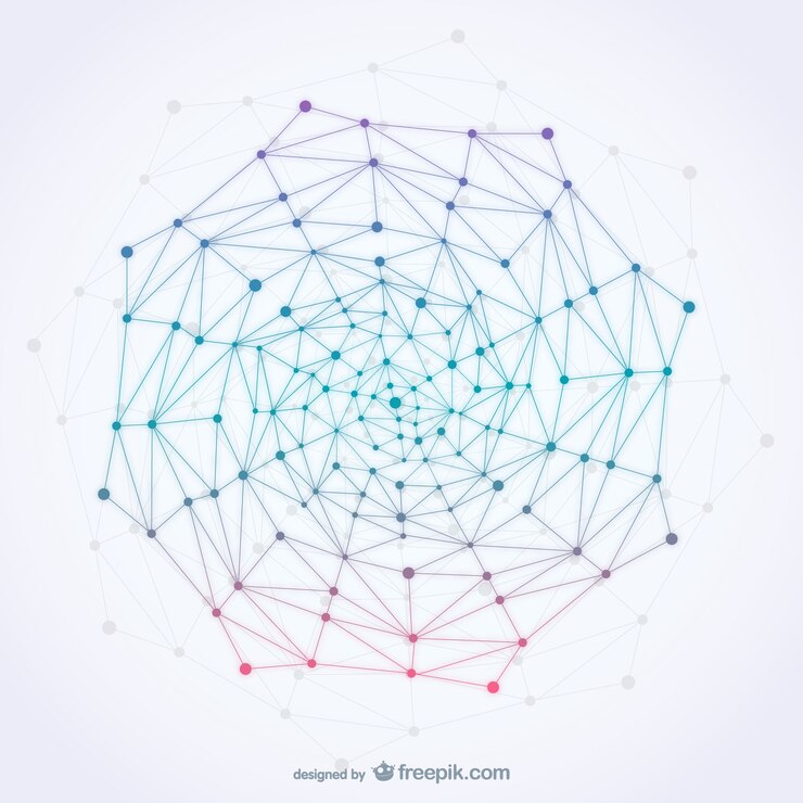 Gratis Vector abstracte stippen achtergrond