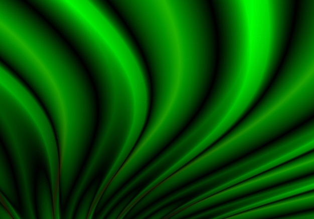 Abstracte stromende groene golfachtergrond