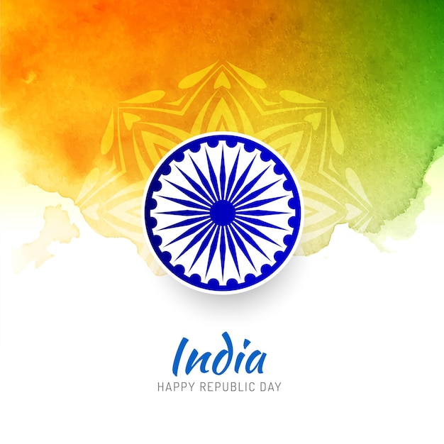 Abstracte tricolor indiase vlag achtergrond