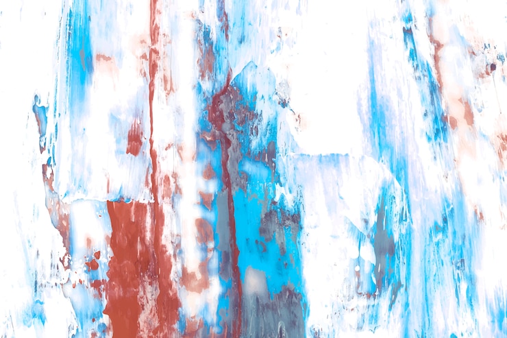 Gratis Vector abstracte verf op een canvas