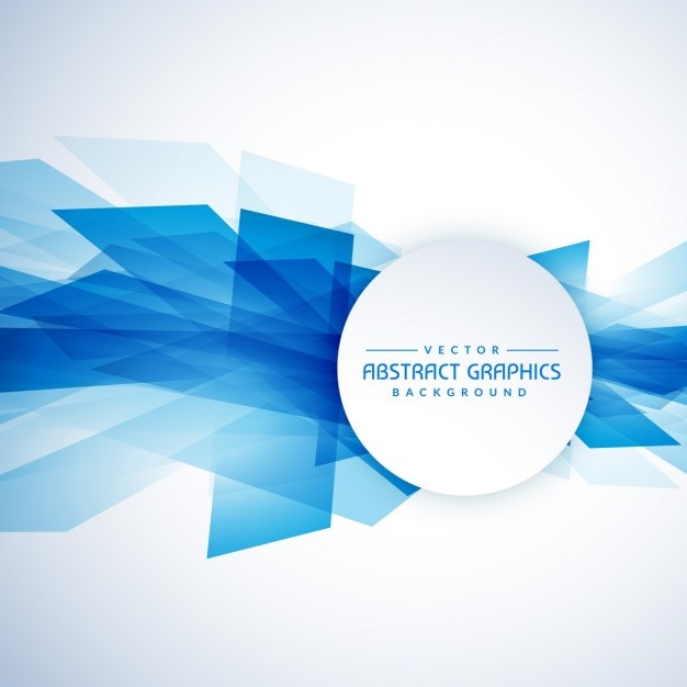 Gratis Vector abstracte vormen achtergrond in blauwe kleur