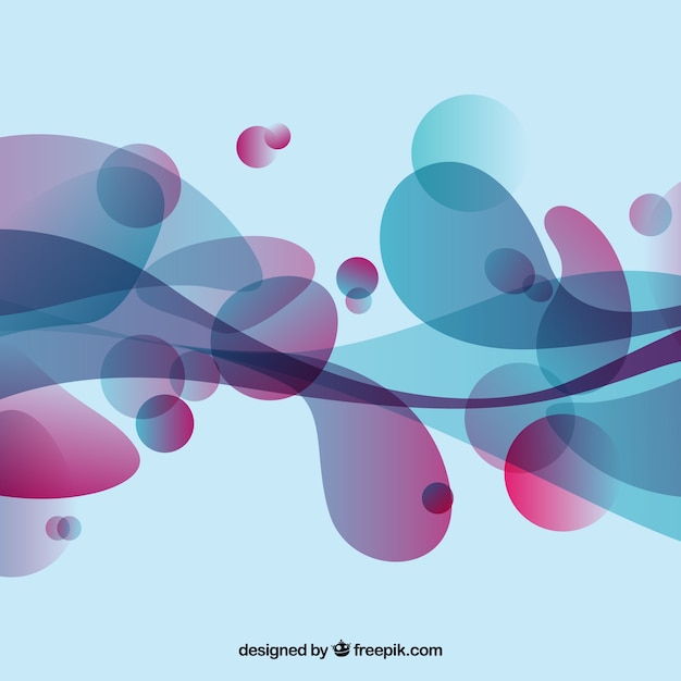 Gratis vector abstracte vormen achtergrond