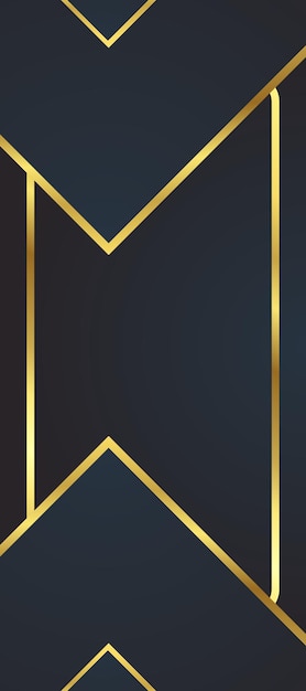 Gratis vector abstracte zwarte en gouden luxe achtergrond