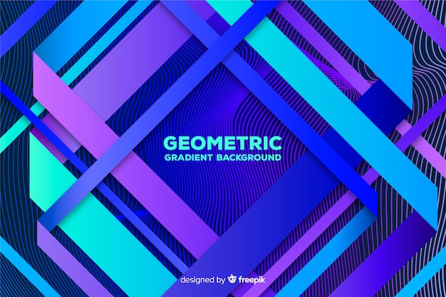 Achtergrond met geometrische kleurovergangen