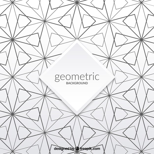 Achtergrond met geometrische vormen