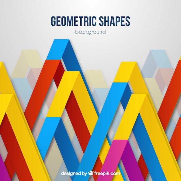 Achtergrond met geometrische vormen