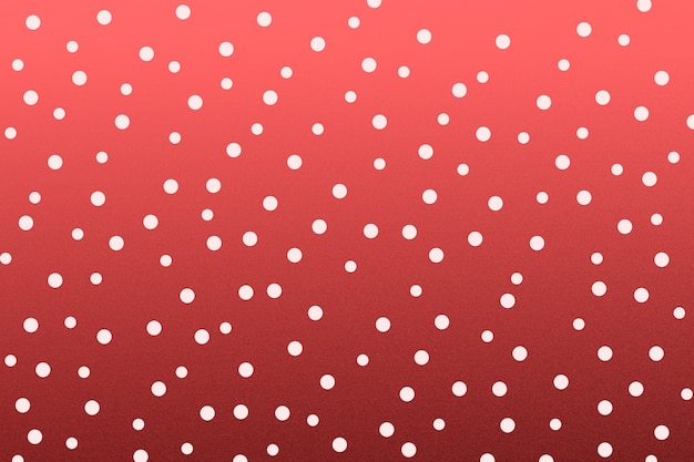 Achtergrond met kleurovergang rode polka dot