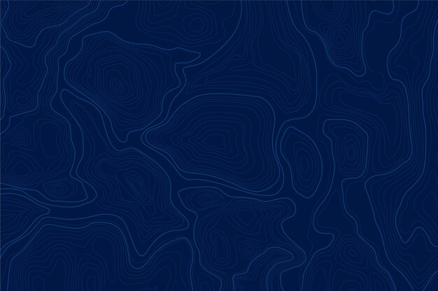 Achtergrond met topografische kaart concept