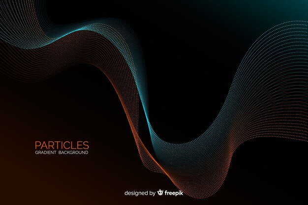 Achtergrond met verlooppartikels
