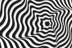Gratis vector achtergrond psychedelische optische illusie