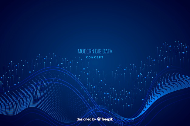 Achtergrond van het abstract big data-concept