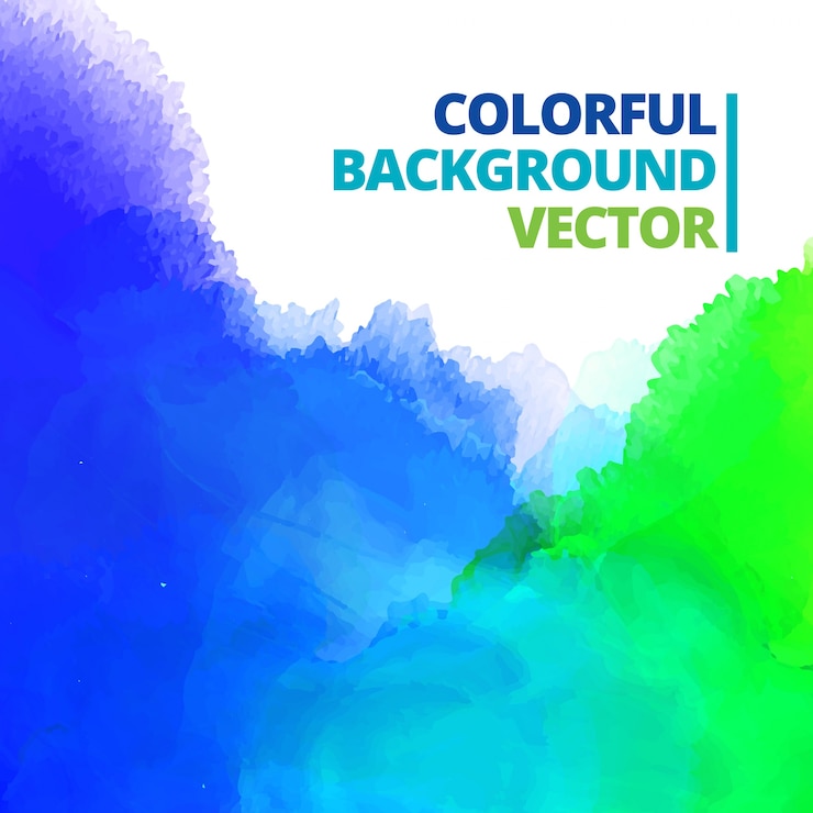 Gratis Vector achtergrond van multi kleur inkt splash vector ontwerp illustratie