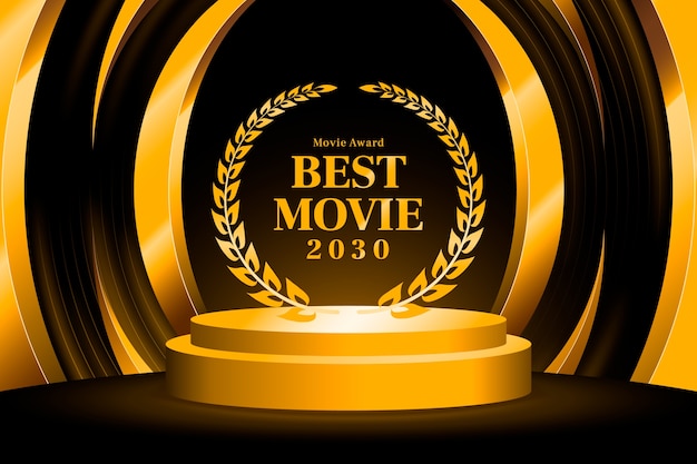 Achtergrond voor een filmfestival met schakeringen