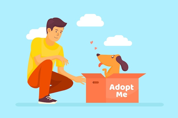 Adopteer een huisdierconcept