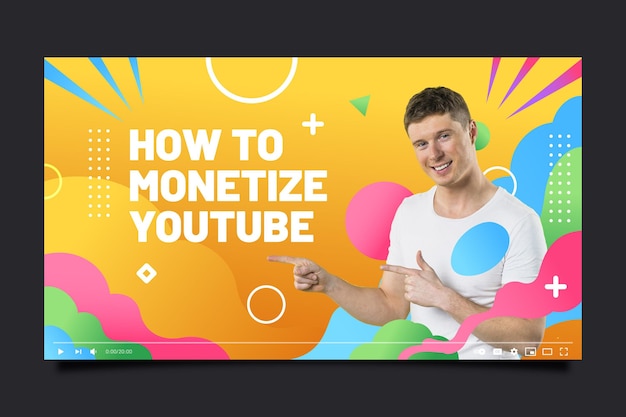 Gratis vector advies youtube channel art