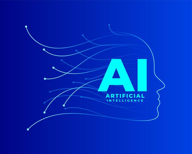 AI web techno cyber innovatie concept achtergrondontwerp