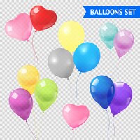 Air balloons set